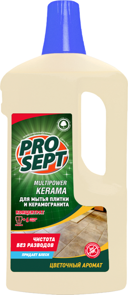 Изображение товара Чистящее средство для пола Prosept Для мытья плитки и керамогранита Multipower Kerama концентрат (1л)
