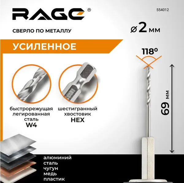 Изображение товара Сверло Vira 554012