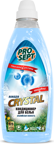 Изображение товара Кондиционер для белья Prosept Crystal Rinser Альпийская свежесть концентрат (2л)