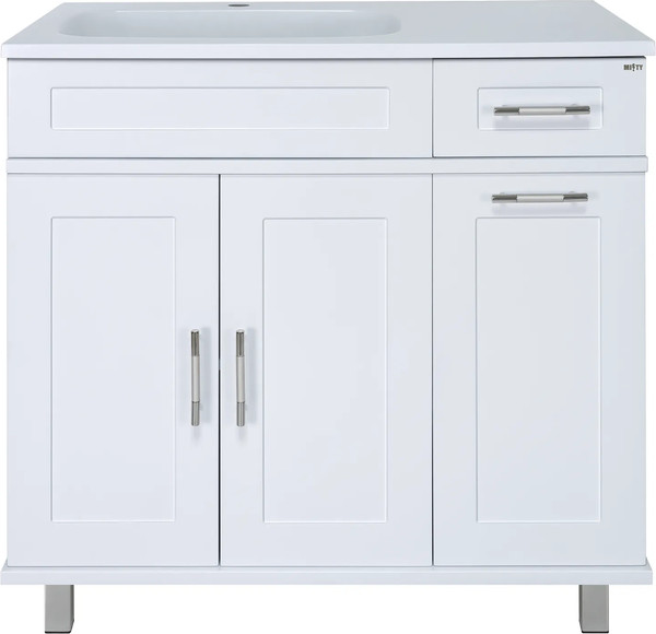 Изображение товара Тумба с умывальником Misty Купер 90 / П-Куп01090-012БкЛ+ФР-00003411