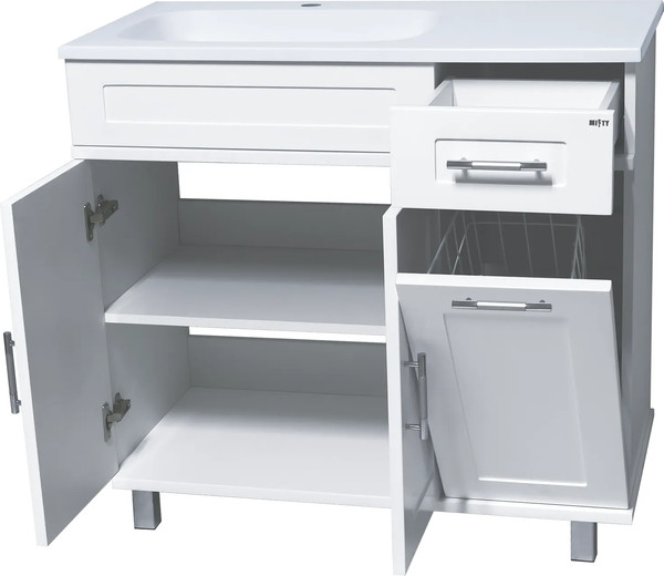 Изображение товара Тумба с умывальником Misty Купер 90 / П-Куп01090-012БкЛ+ФР-00003411