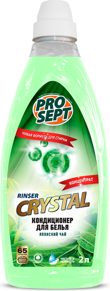 Изображение товара Кондиционер для белья Prosept Crystal Rinser Японский чай концентрат (2л)