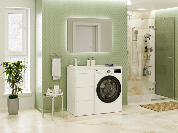 Изображение товара Тумба с умывальником Brevita Grafit 40 / GRA-01040-023Я+5212100