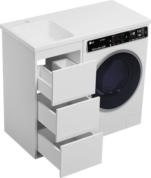 Изображение товара Тумба с умывальником Brevita Grafit 40 / GRA-01040-023Я+5212100