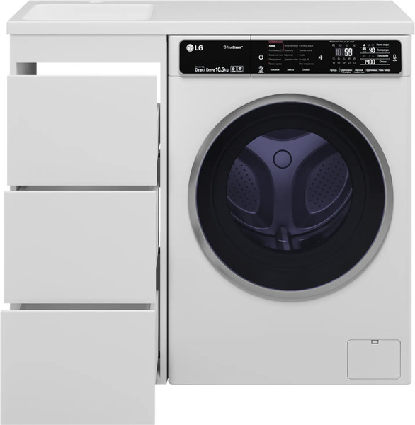 Изображение товара Тумба с умывальником Brevita Grafit 40 / GRA-01040-023Я+5212100