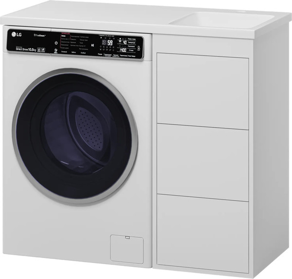 Изображение товара Тумба с умывальником Brevita Grafit 40 / GRA-01040-023Я+5213100