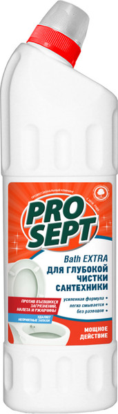 Изображение товара Чистящее средство для ванной комнаты Prosept Bath Extra для глубокой чистки (1л)