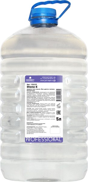 Изображение товара Мыло жидкое Prosept Diona E (5л)