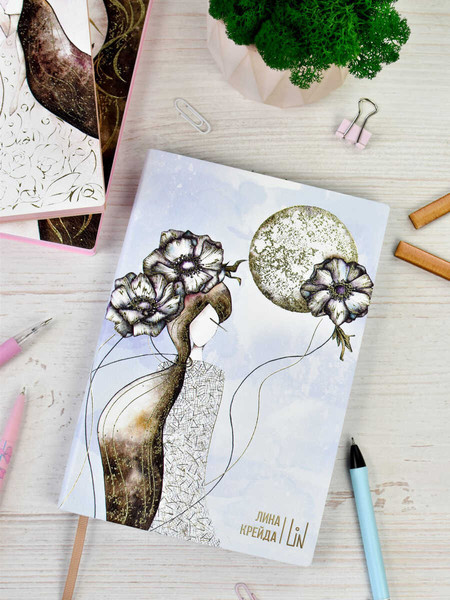 Изображение товара Ежедневник Escalada Анемоны / 67265 (120л)