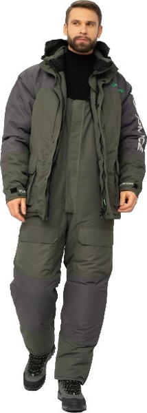 Изображение товара Костюм для охоты и рыбалки Huntsman Yukon Ice-45°C (р.52-54/170-176, зеленый/графит)