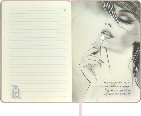 Изображение товара Ежедневник Escalada Лайка / 67206 (164л, розовый)