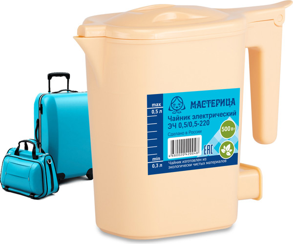 Изображение товара Электрочайник Мастерица ЭЧ 0.5/0.5-220Б (бежевый)