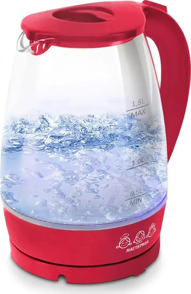 Изображение товара Электрочайник Мастерица ЕК-1801G (рубин)