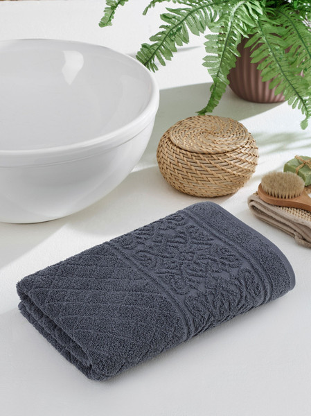 Изображение товара Полотенце METEOR Nepal 70x140 / 12287 (темно-серый)