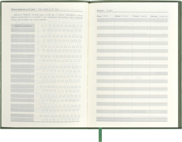 Изображение товара Ежедневник Escalada Стэп / 67286 (160л, оливковый)