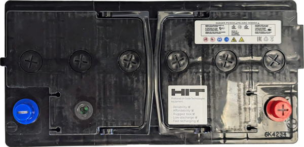 Изображение товара Автомобильный аккумулятор HIT R 810A / 6СТ-100 L5 (100 А/ч)