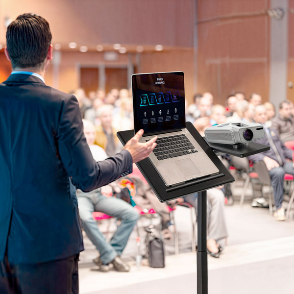 Изображение товара Стойка для ТВ/аппаратуры Kromax Omega-10 (черный)