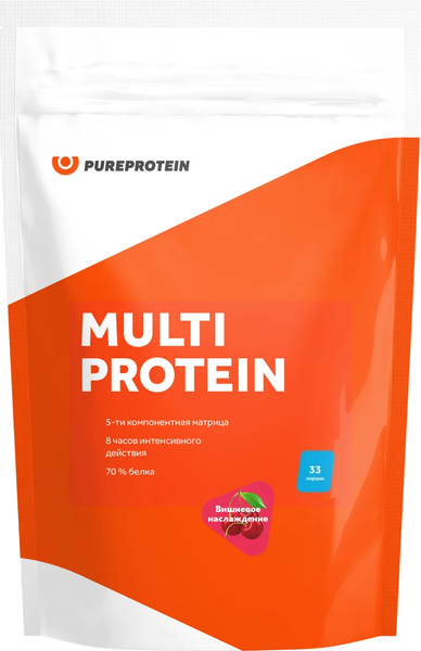 Изображение товара Протеин Pureprotein Мультикомпонентный Вишневое наслаждение (1кг)