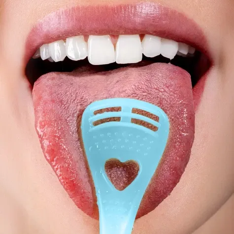 Изображение товара Щетка для чистки языка Revyline Soft 7051 (голубой)