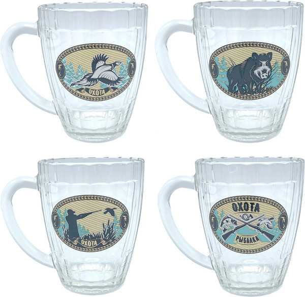 Изображение товара Пивная кружка ОСЗ Ностальгия. На охоте / 2-15с1822ДЗ