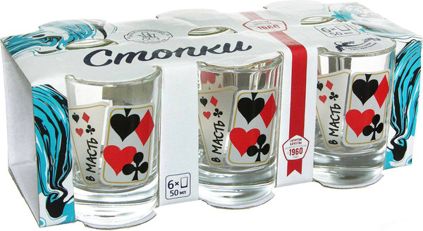 Изображение товара Набор шотов ОСЗ В масть 2-02с1022ДЗУВмасть (6шт)