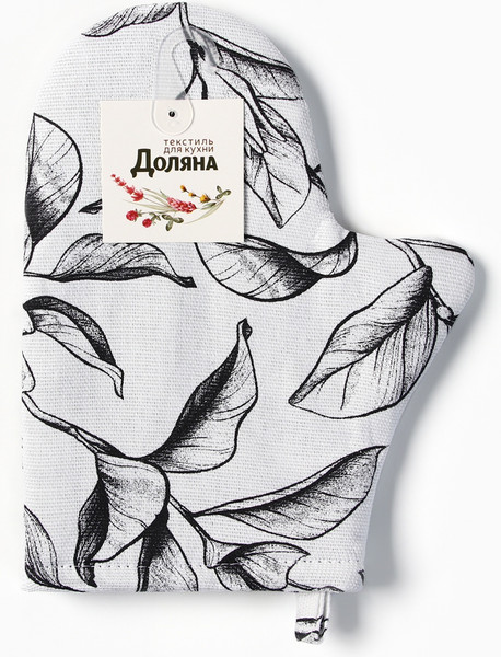 Изображение товара Рукавица-прихватка Доляна Plant leaves / 10744945