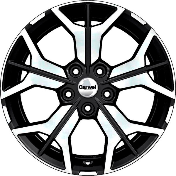 Изображение товара Литой диск Carwel Бусани 1715 17x7" 5x114.3мм DIA 60.1мм ET 45мм ABT