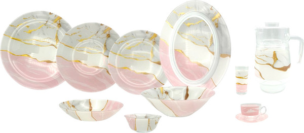 Изображение товара Набор столовой посуды Luminarc Melbastone V8589 (46пр)