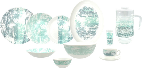 Изображение товара Набор столовой посуды Luminarc Acctit Turquoise V8147 (46пр)