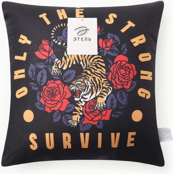 Изображение товара Подушка декоративная Этель Survive / 10805383 (40x40, велюр)