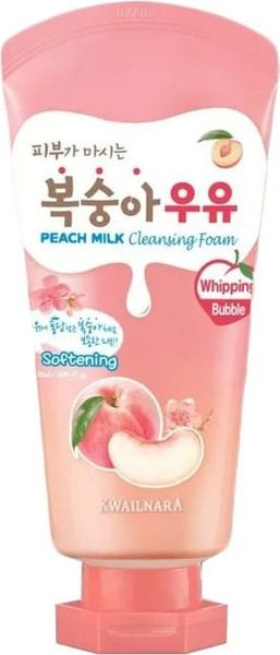 Изображение товара Пенка для умывания Welcos Kwailnara Peach Milk Cleansing Foam (120мл)