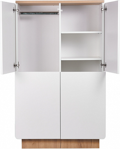 Изображение товара Шкаф Polini Kids Ameli 4005 2 секции / 0002762.174 (белый/дуб крафт золотой)