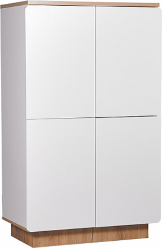 Изображение товара Шкаф Polini Kids Ameli 4005 2 секции / 0002762.174 (белый/дуб крафт золотой)