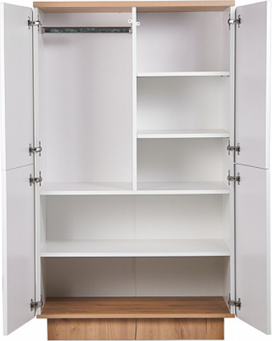 Изображение товара Шкаф Polini Kids Ameli 4005 2 секции / 0002762.174 (белый/дуб крафт золотой)