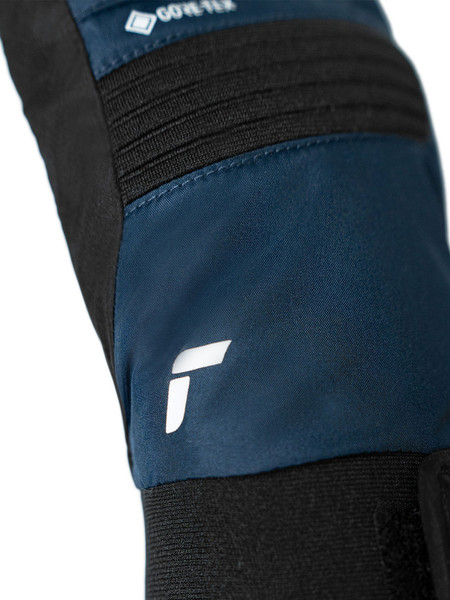 Изображение товара Перчатки лыжные Reusch Bolt Sc Gore-Tex Junior / 6461306-7787 (р.6, Black/Dress Blue)