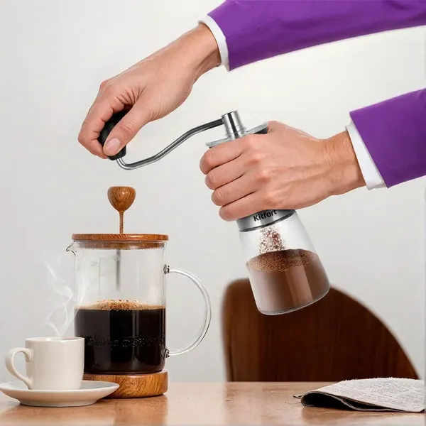 Изображение товара Кофемолка механическая Kitfort КТ-7469