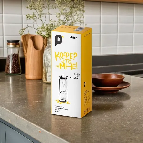 Изображение товара Кофемолка механическая Kitfort КТ-7471