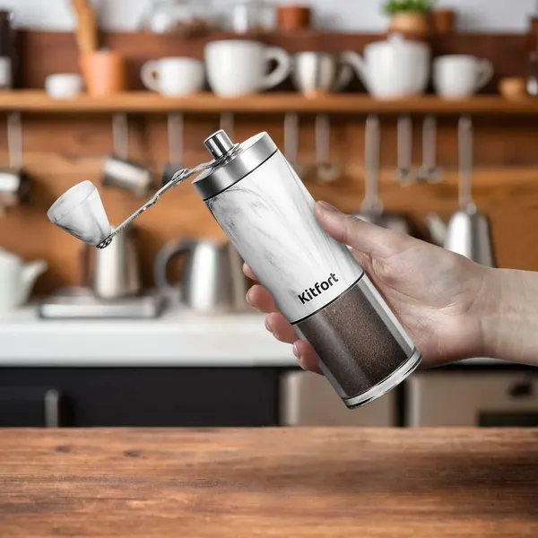 Изображение товара Кофемолка механическая Kitfort КТ-7471