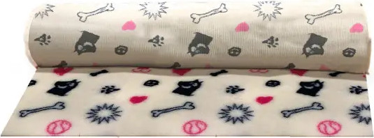 Изображение товара Подстилка для животных Profleece PF096353 (сливки/черный/вишневый)