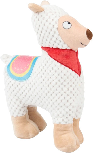 Изображение товара Игрушка для собак Mr. Kranch Лама с пищалкой / MKR543530 (белая)