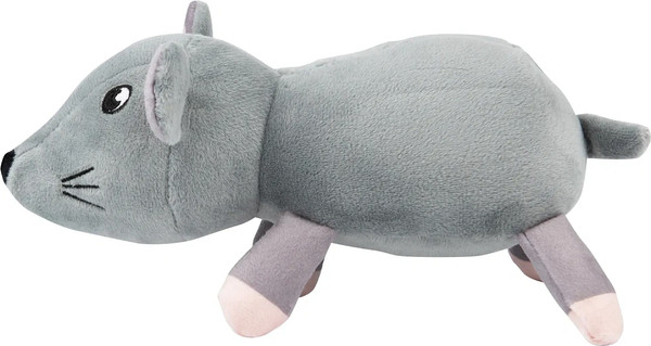 Изображение товара Игрушка для собак Mr. Kranch Мышь с пищалкой / MKR543523 (серая)