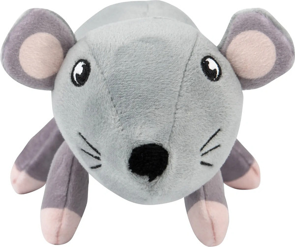 Изображение товара Игрушка для собак Mr. Kranch Мышь с пищалкой / MKR543523 (серая)