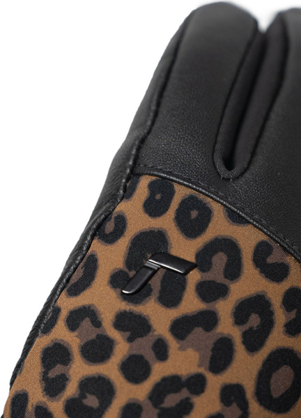 Изображение товара Перчатки лыжные Reusch Beatrix R-Tex Xt / 6331277-7054 (р.6, Black/Brown Leopard)