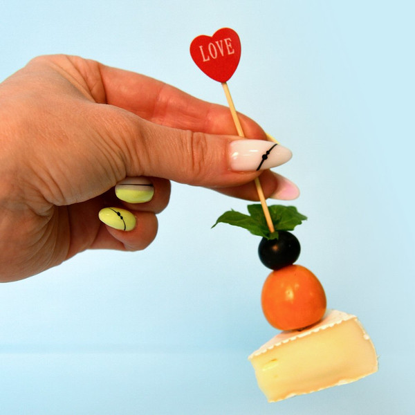 Изображение товара Набор шпажек для канапе Мультидом Сердце BJ80-596 (24шт)