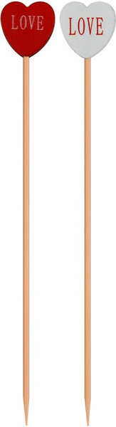 Изображение товара Набор шпажек для канапе Мультидом Сердце BJ80-596 (24шт)