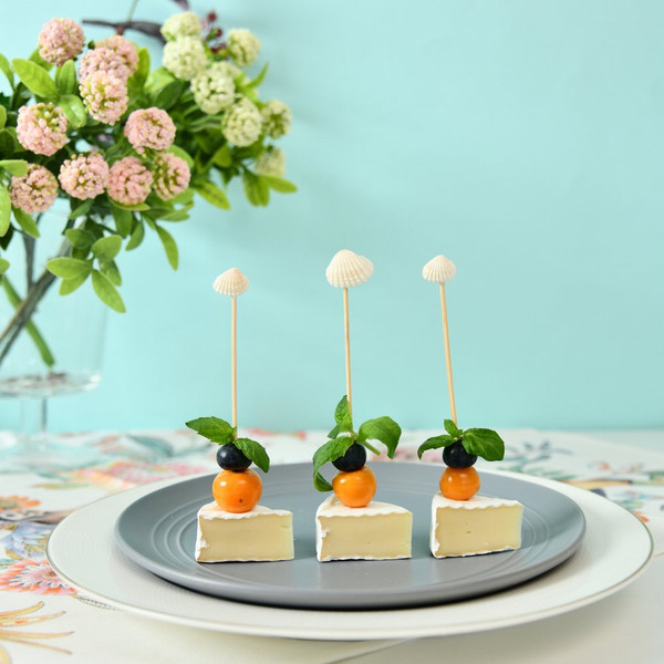 Изображение товара Набор шпажек для канапе Мультидом Морские раковины BJ80-599 (24шт)