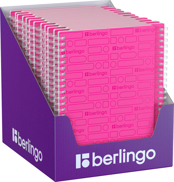Изображение товара Тетрадь Berlingo Your Way / SRn_A5896 (80л, розовый неон)