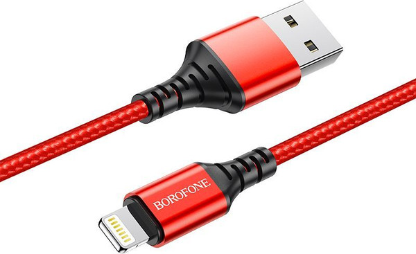 Изображение товара Кабель Borofone BX54 Lightning (1м, красный)