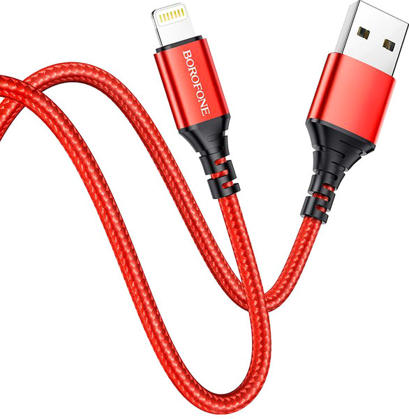 Изображение товара Кабель Borofone BX54 Lightning (1м, красный)