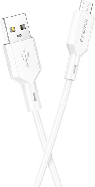 Изображение товара Кабель Borofone BX70 Micro (1м, белый)